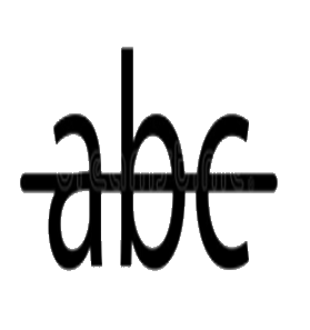 Strikethrough Font